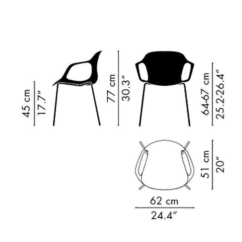 Fritz Hansen Nap™ KS60 Armlehnstuhl