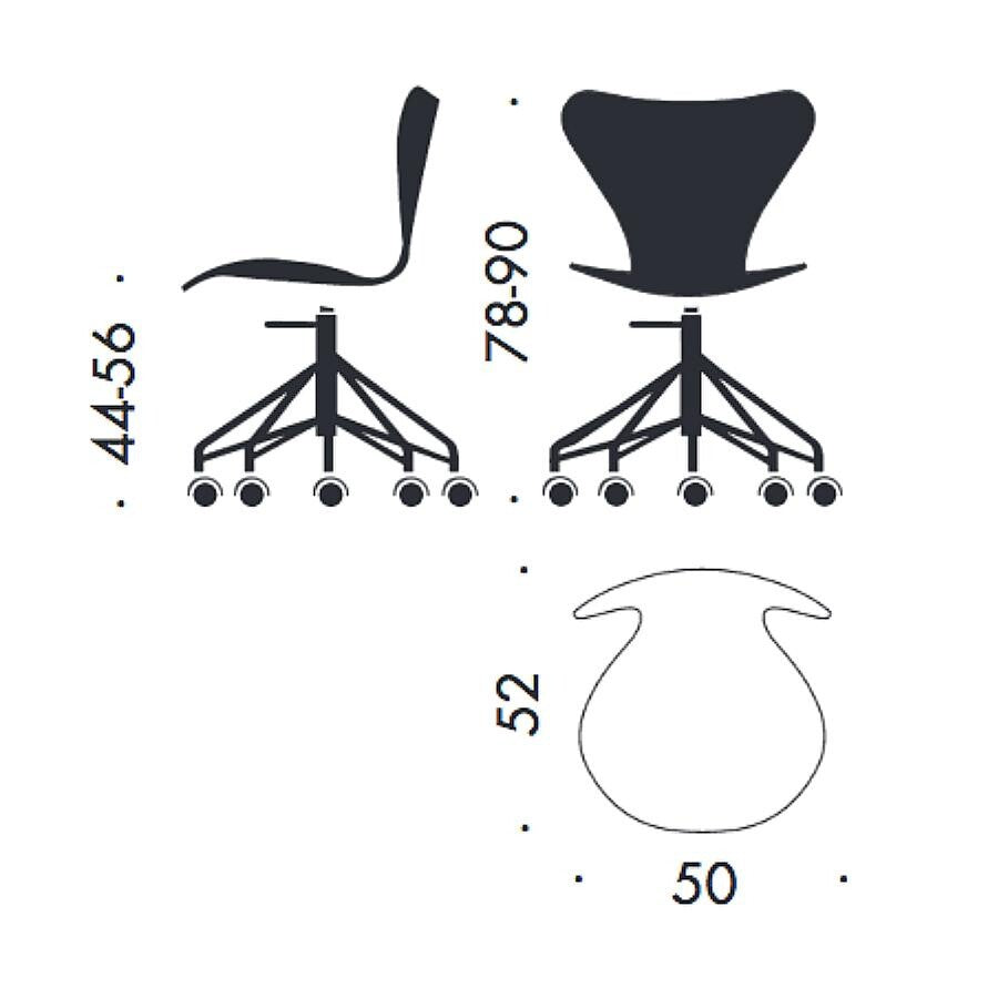 Fritz Hansen Serie 7™ Drehstuhl