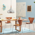 Fritz Hansen Serie 7™ Stuhl Leder vollgepolstert