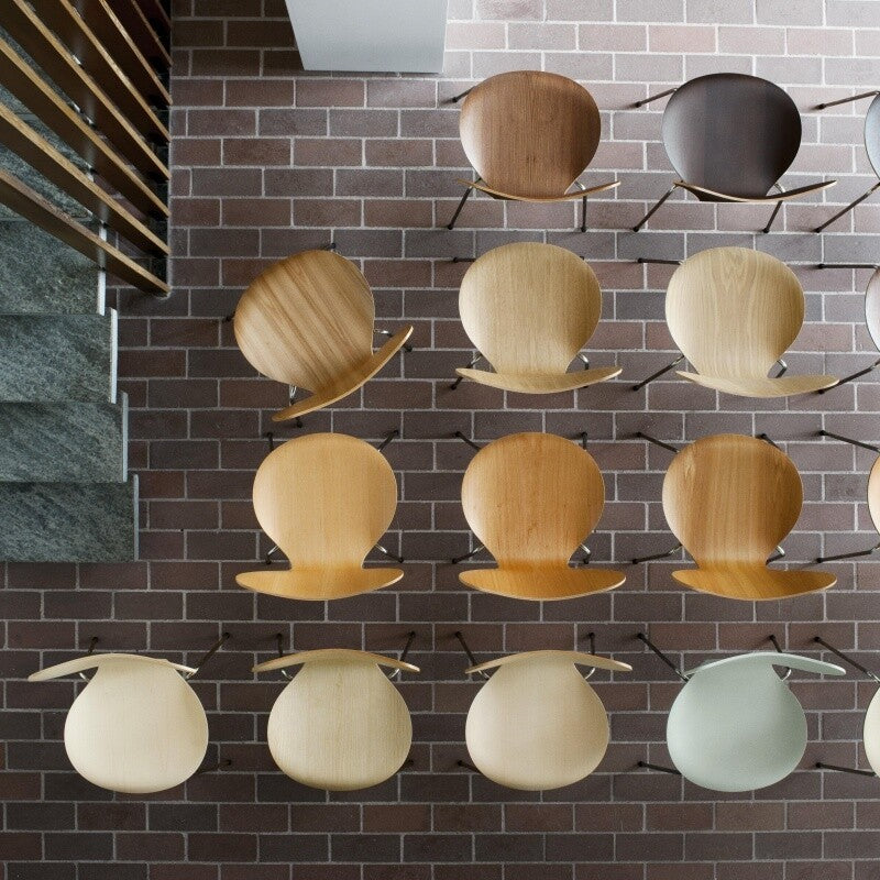 Fritz Hansen Serie 7™ Stuhl Naturfurnier 4er Set