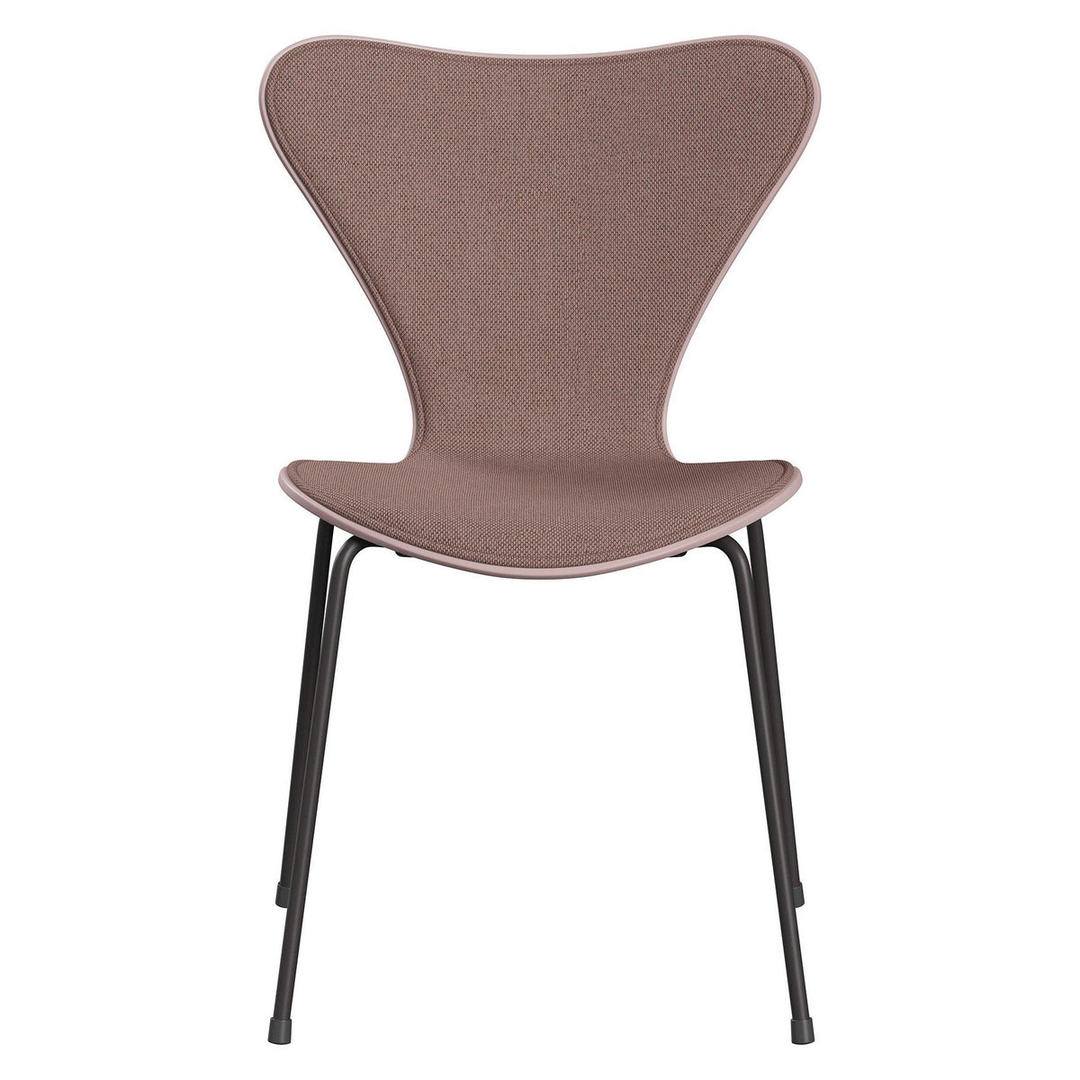 Fritz Hansen Serie 7 Stuhl Vorne gepolstert Warmes Graphit