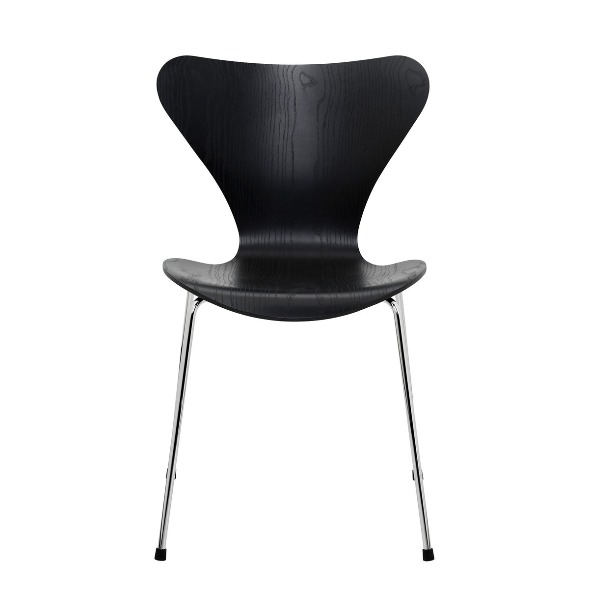 Fritz Hansen Serie 7™ Stuhl gefärbte Esche Gestell Verchromt