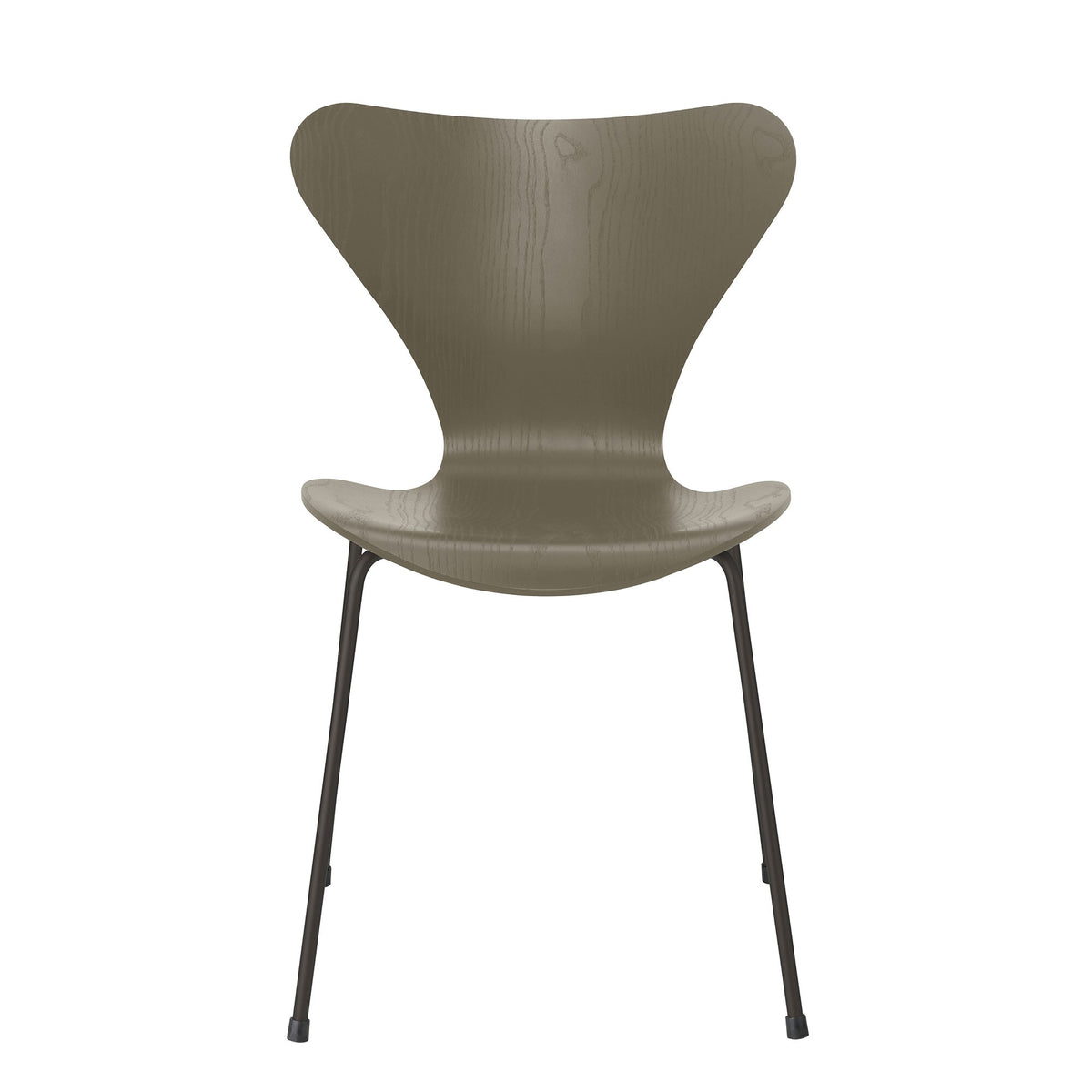Fritz Hansen Serie 7™ Stuhl gefärbte Esche Gestell Warmes Graphit