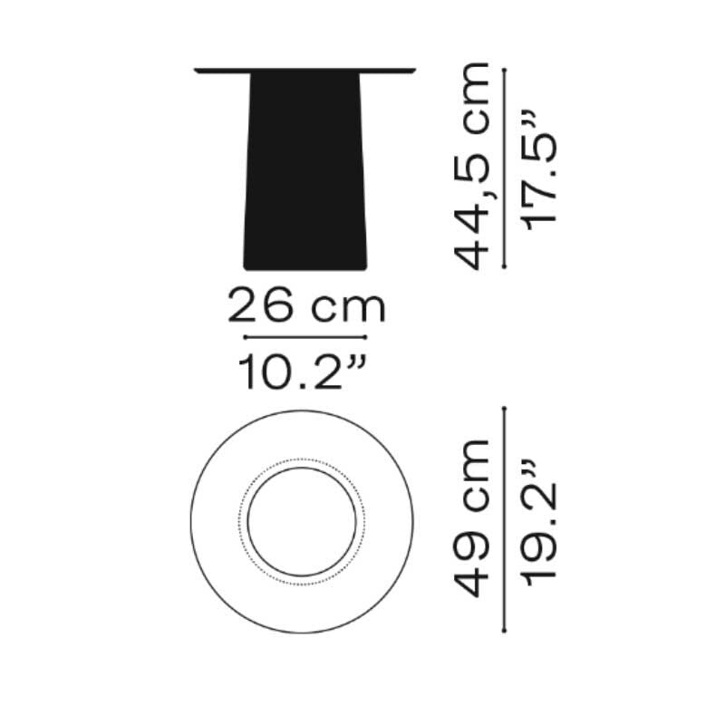 Fritz Hansen Stub Beistelltisch Esche