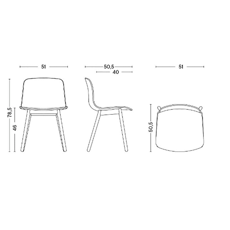 HAY About a Chair AAC 12 2.0 Stuhl Eiche lackiert 4er Set