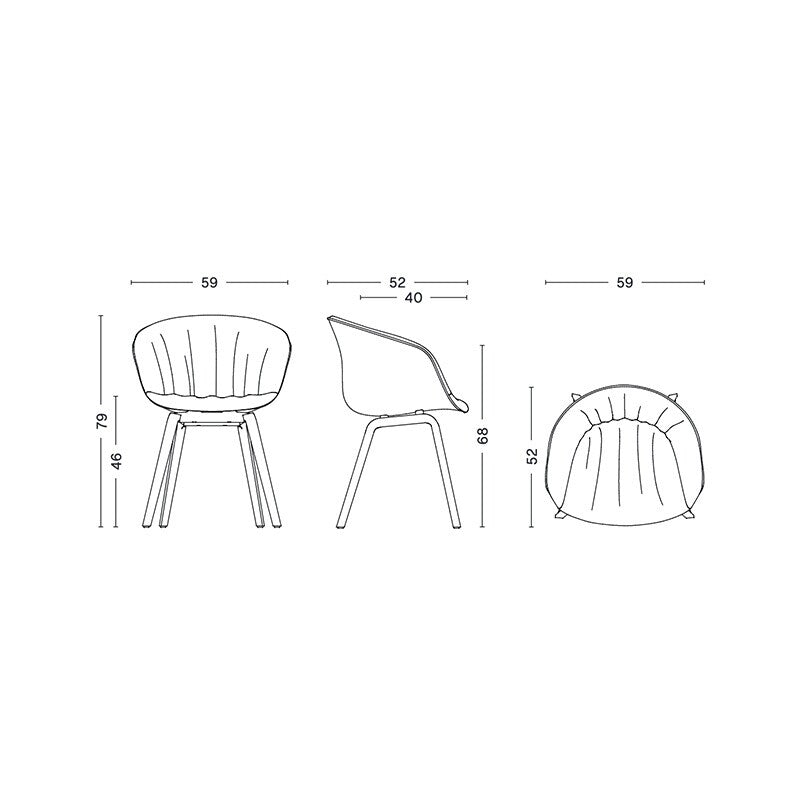 HAY About a Chair AAC 23 Soft Armlehnstuhl