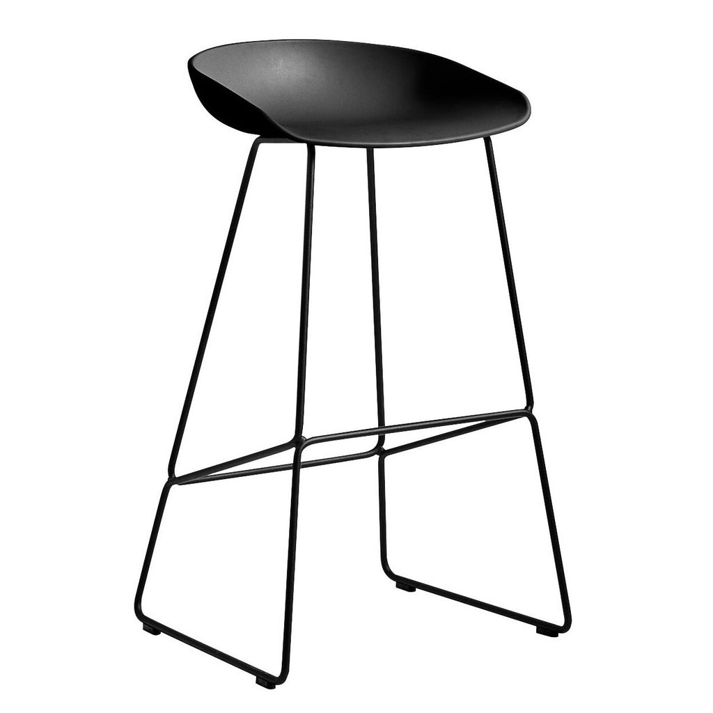 HAY About a Stool AAS 38 2.0 Barhocker hoch Gestell schwarz