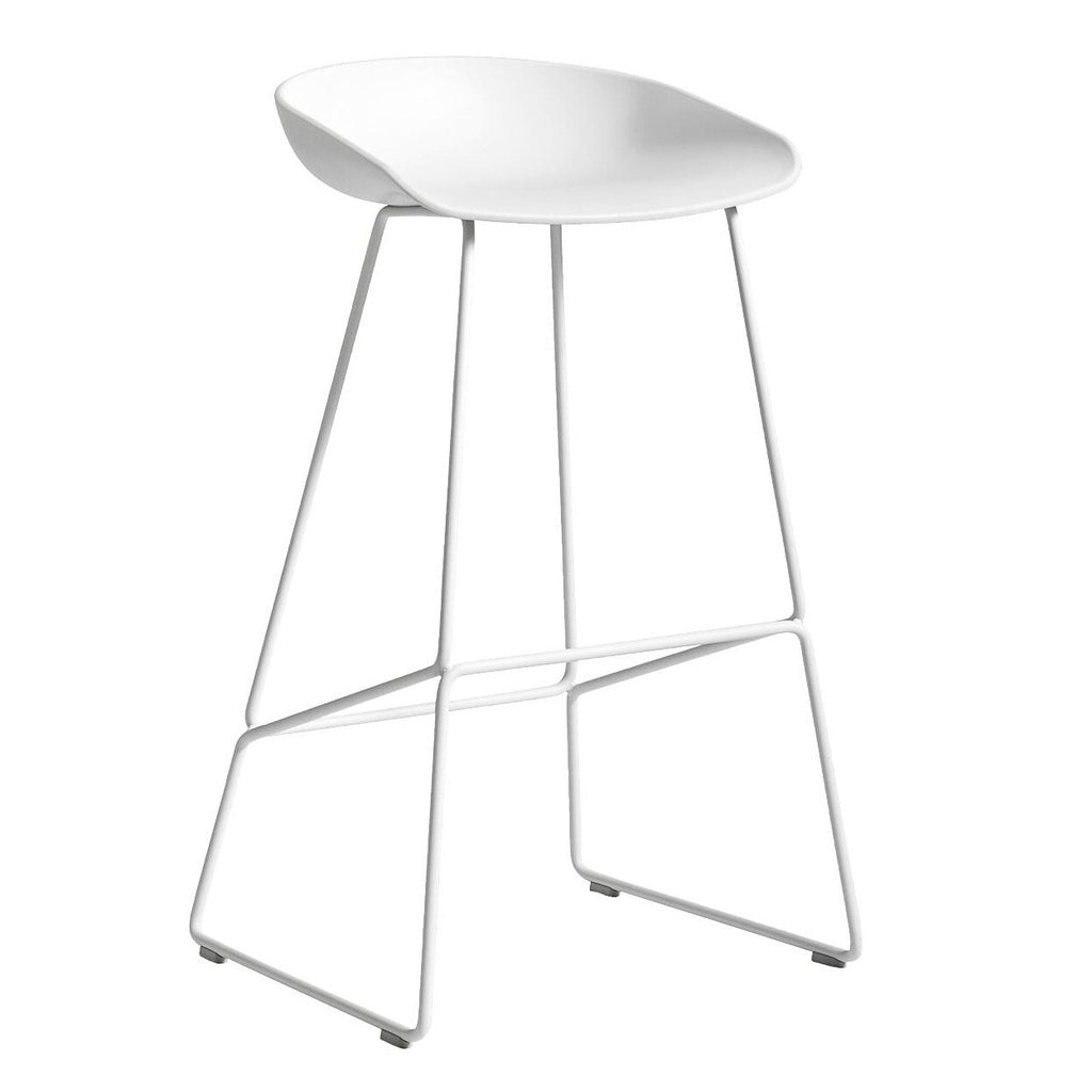 HAY About a Stool AAS 38 2.0 Barhocker hoch Gestell weiß
