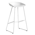 HAY About a Stool AAS 38 2.0 Barhocker hoch Gestell weiß