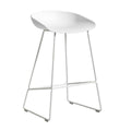 HAY About a Stool AAS 38 2.0 Barhocker niedrig Gestell weiß