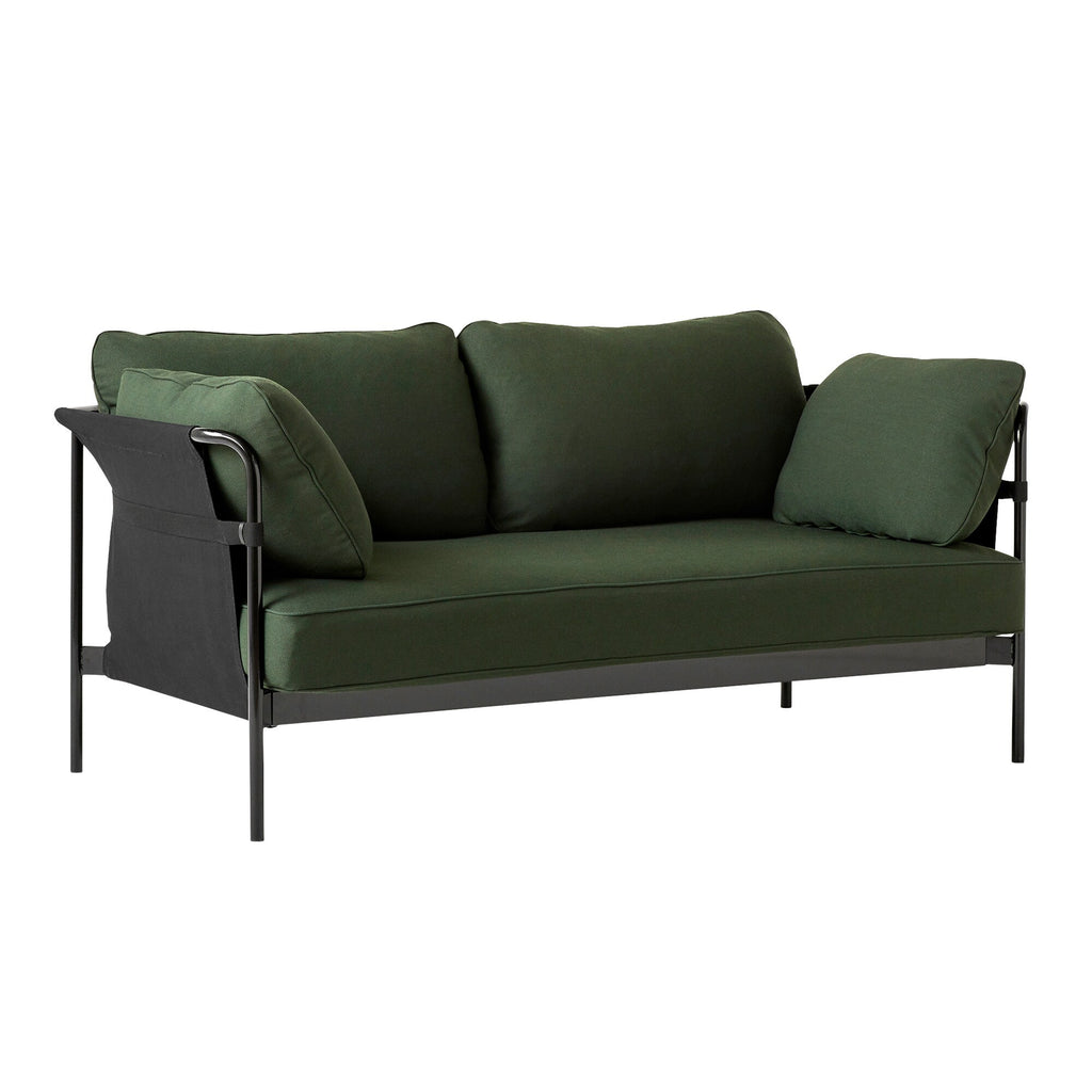 HAY Can 2.0 2-Sitzer Sofa Gestell Stahl schwarz