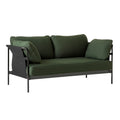 HAY Can 2.0 2-Sitzer Sofa Gestell Stahl schwarz