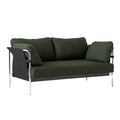 HAY Can 2.0 2-Sitzer Sofa Gestell Stahl verchromt