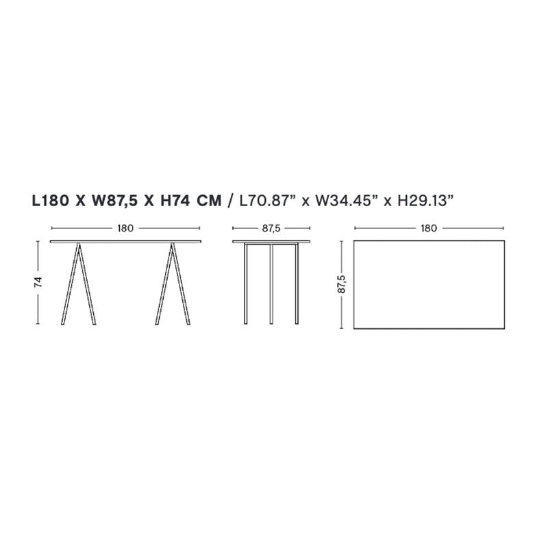 HAY Loop Stand Tisch