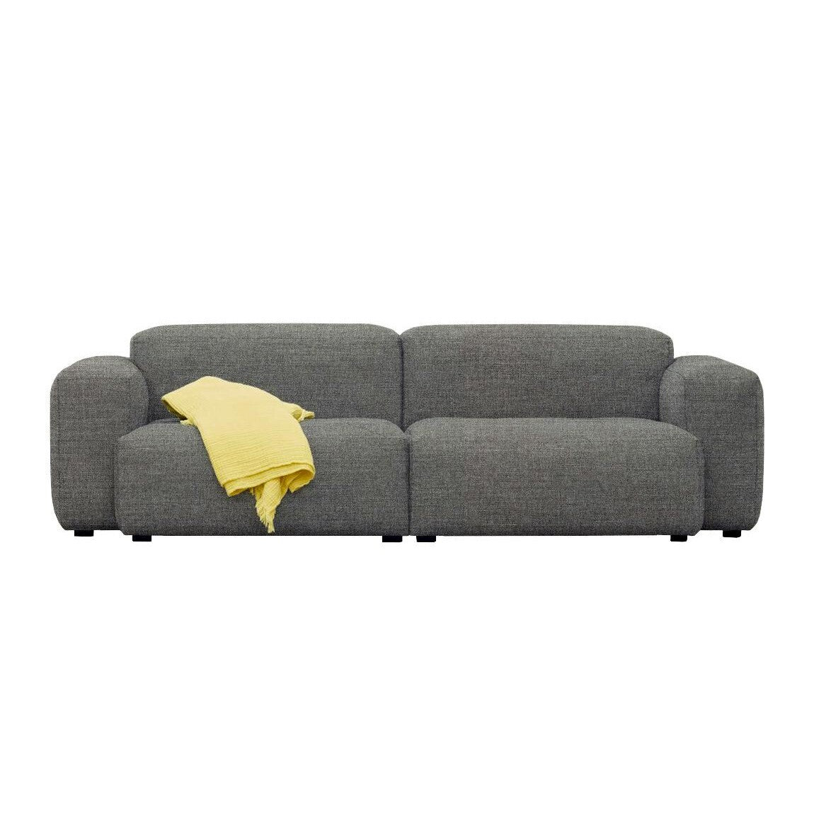 HAY Mags Soft 2,5-Sitzer Sofa Armlehne niedrig