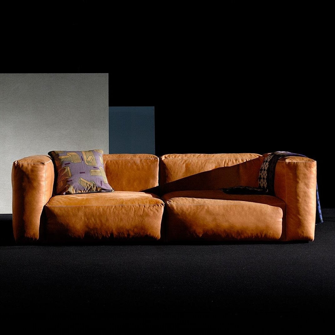 HAY Mags Soft 2,5-Sitzer Sofa Leder 238x103,5x67cm