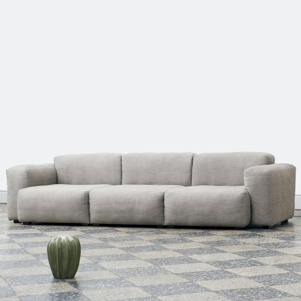 HAY Mags Soft 3-Sitzer Sofa Armlehne niedrig 278,5x103,5x67cm