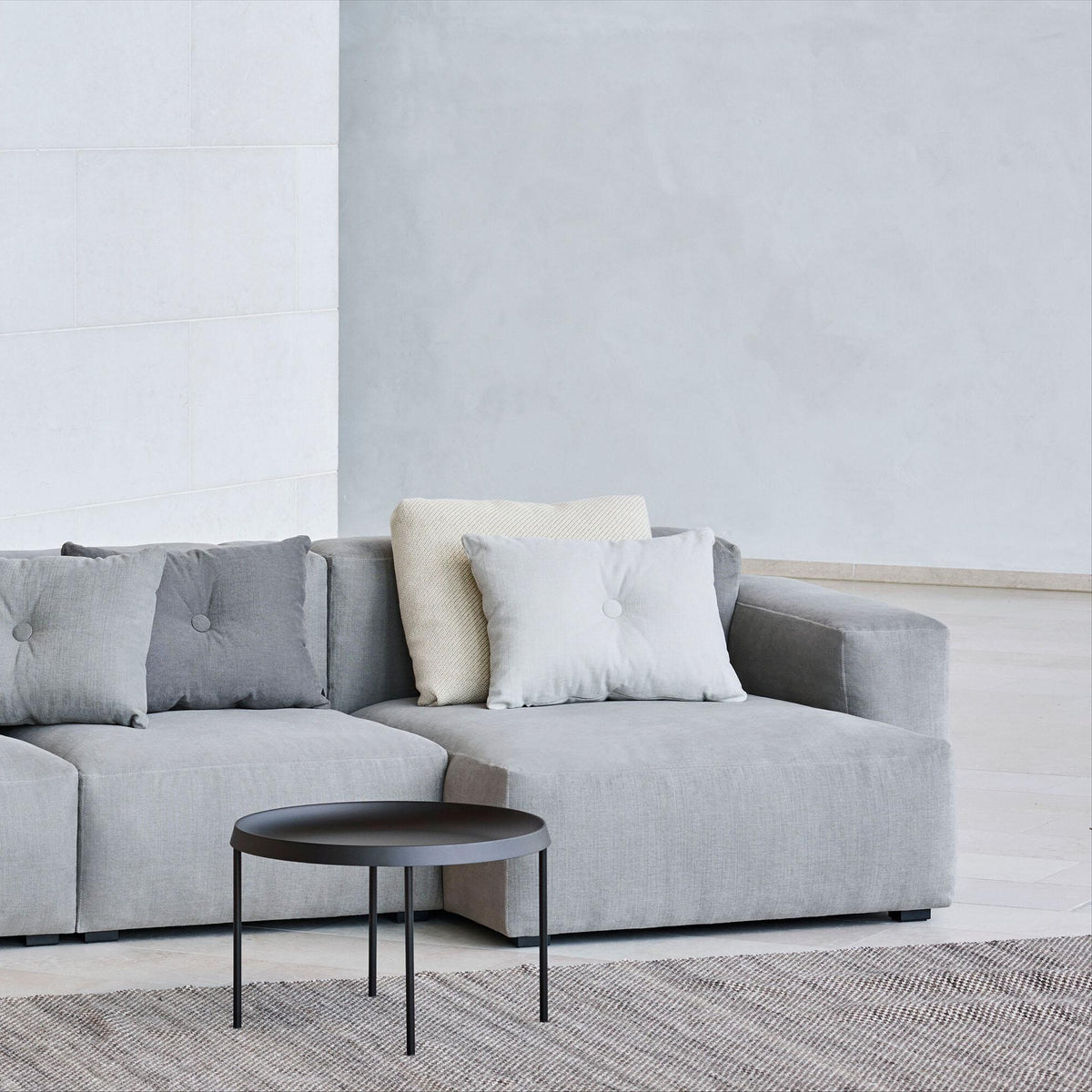 HAY Mags Soft 3-Sitzer Sofa Armlehne niedrig 331x135,5x67cm