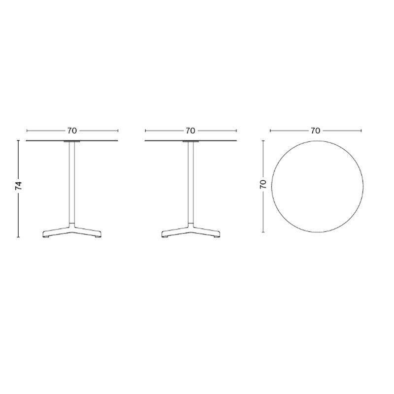 HAY Neu Tisch rund Ø70cm