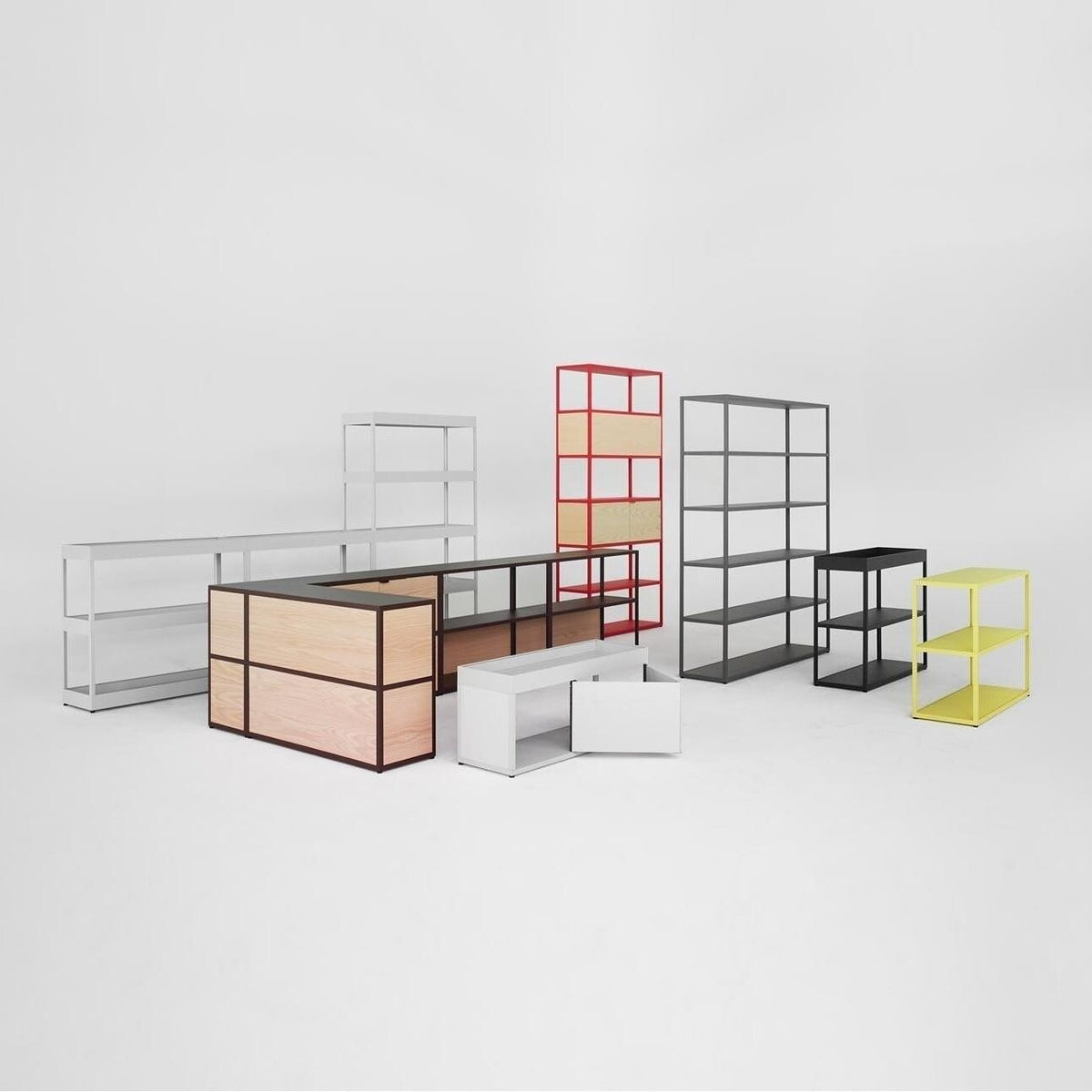 HAY New Order Trays 200x34x8cm