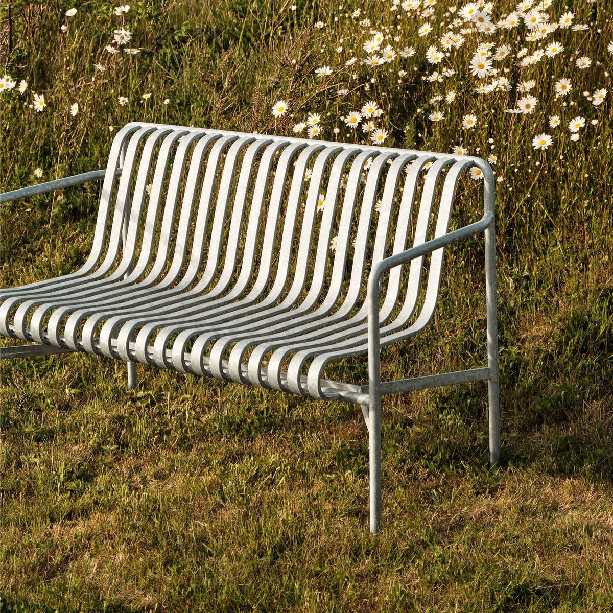 HAY Palissade Dining Gartenbank Feuerverzinkt