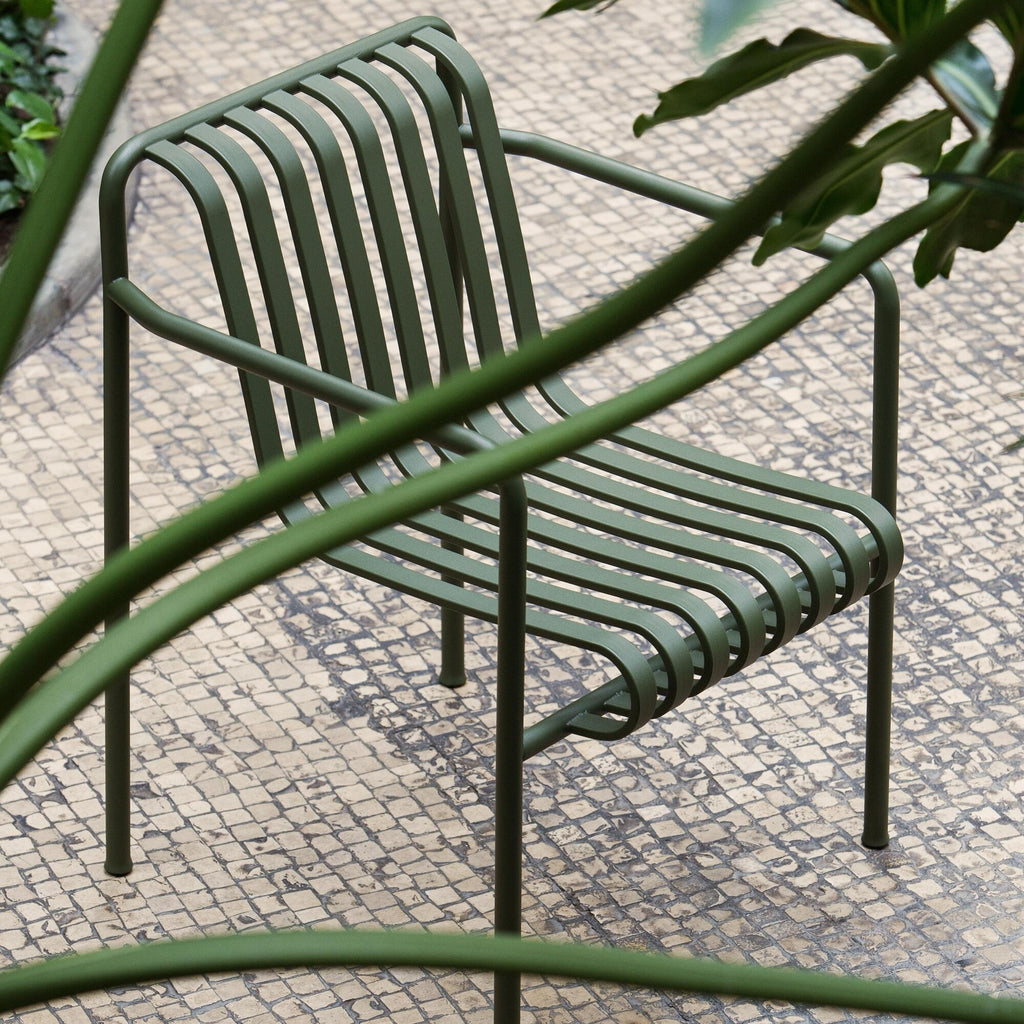HAY Palissade Garten Loungesessel hoch 2er Set