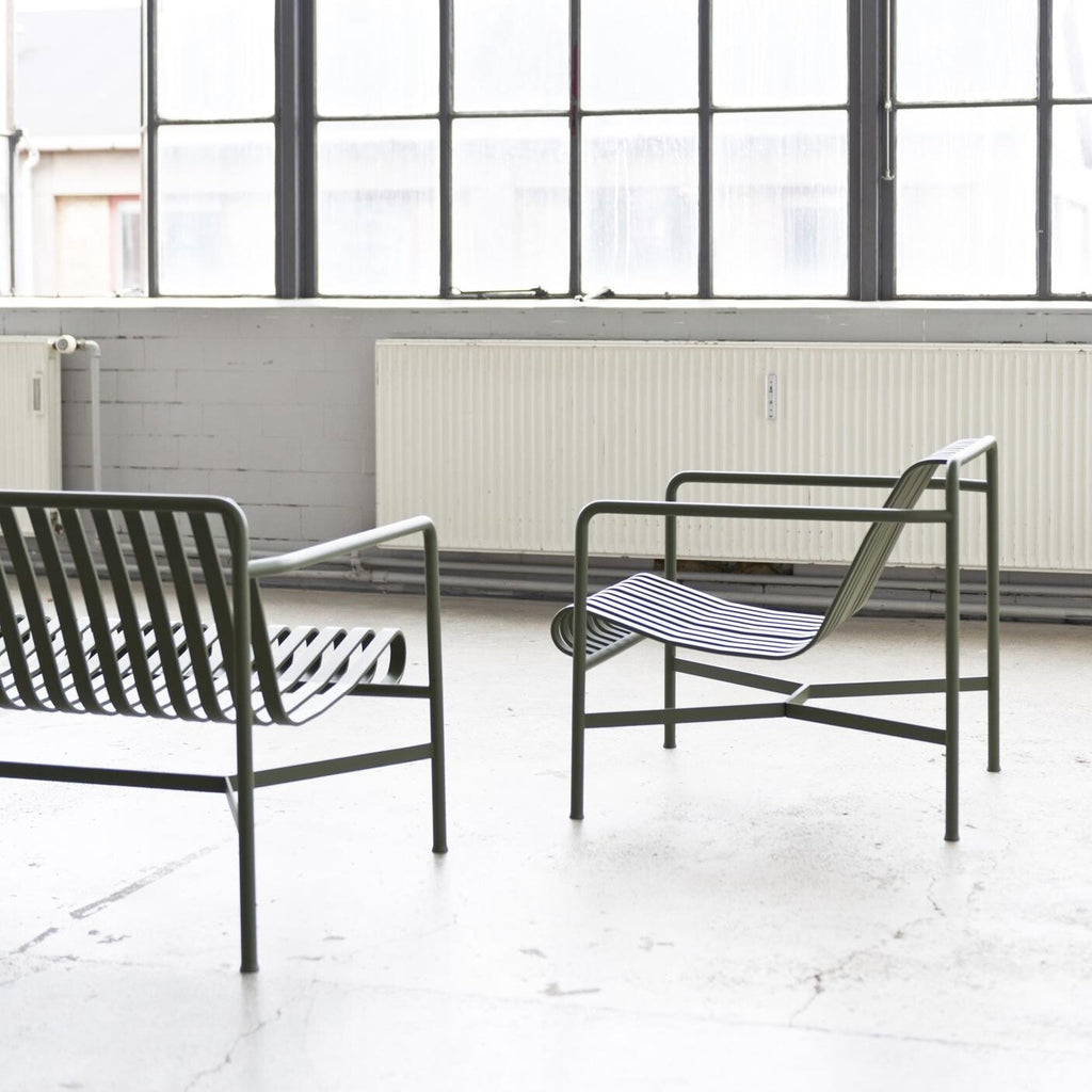 HAY Palissade Garten Loungesessel niedrig 2er Set