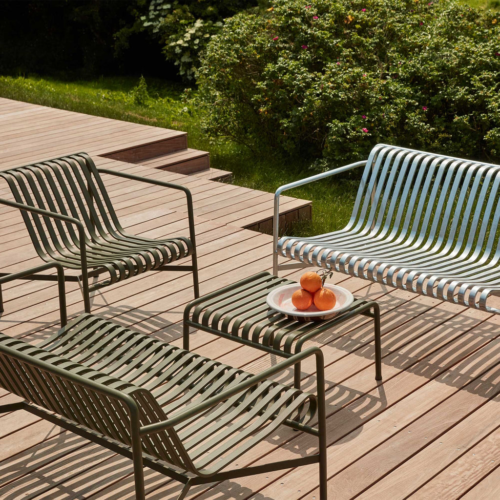 HAY Palissade Garten Loungesessel niedrig 2er Set