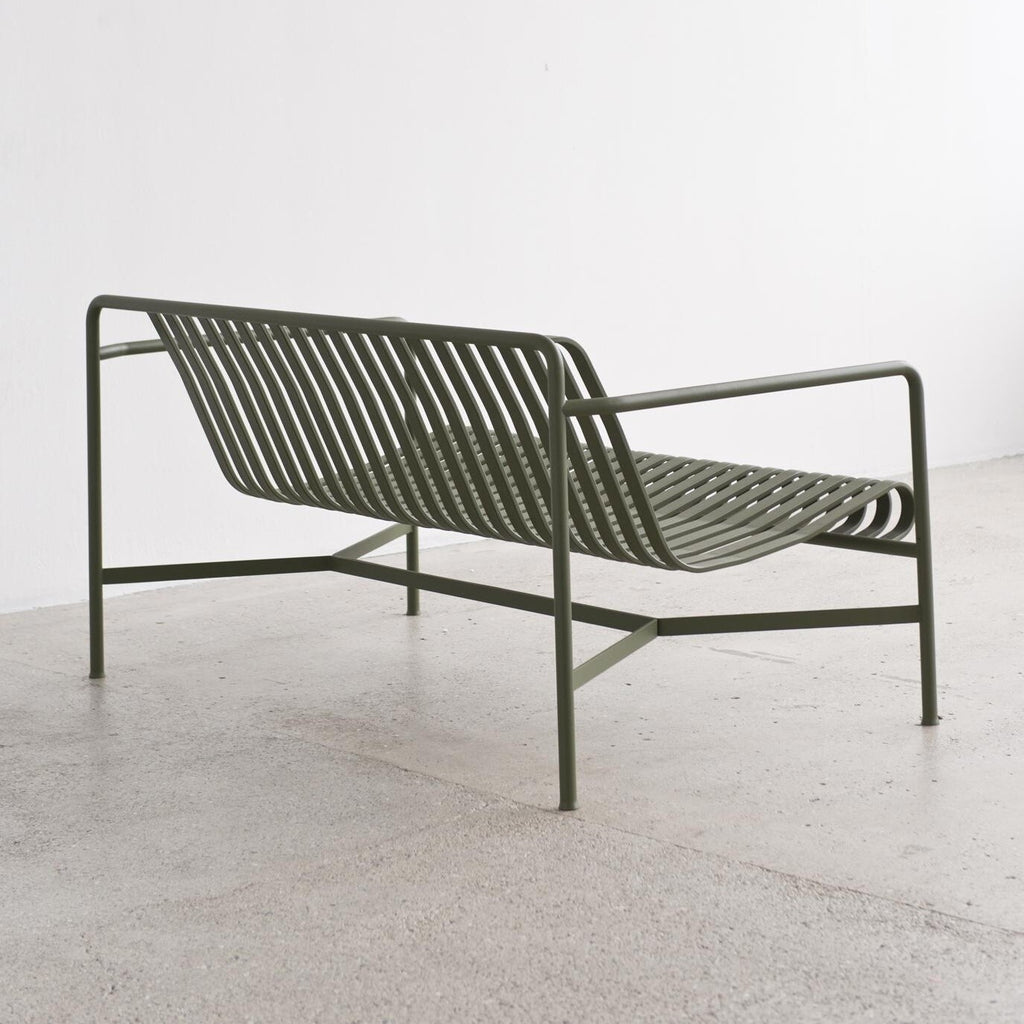 HAY Palissade Gartenset Lounge Sofa + Ottoman
