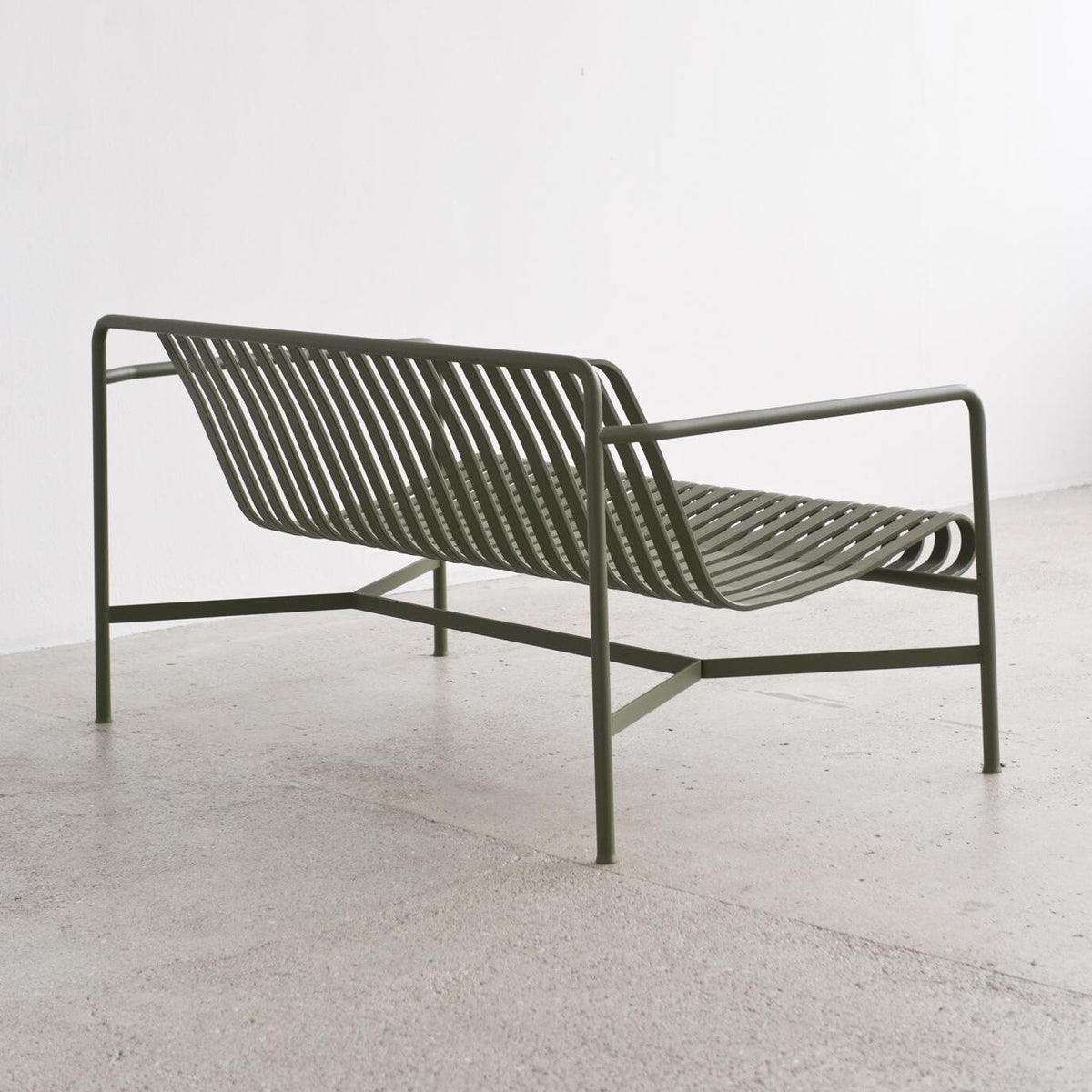 HAY Palissade Gartenset Lounge Sofa + Ottoman