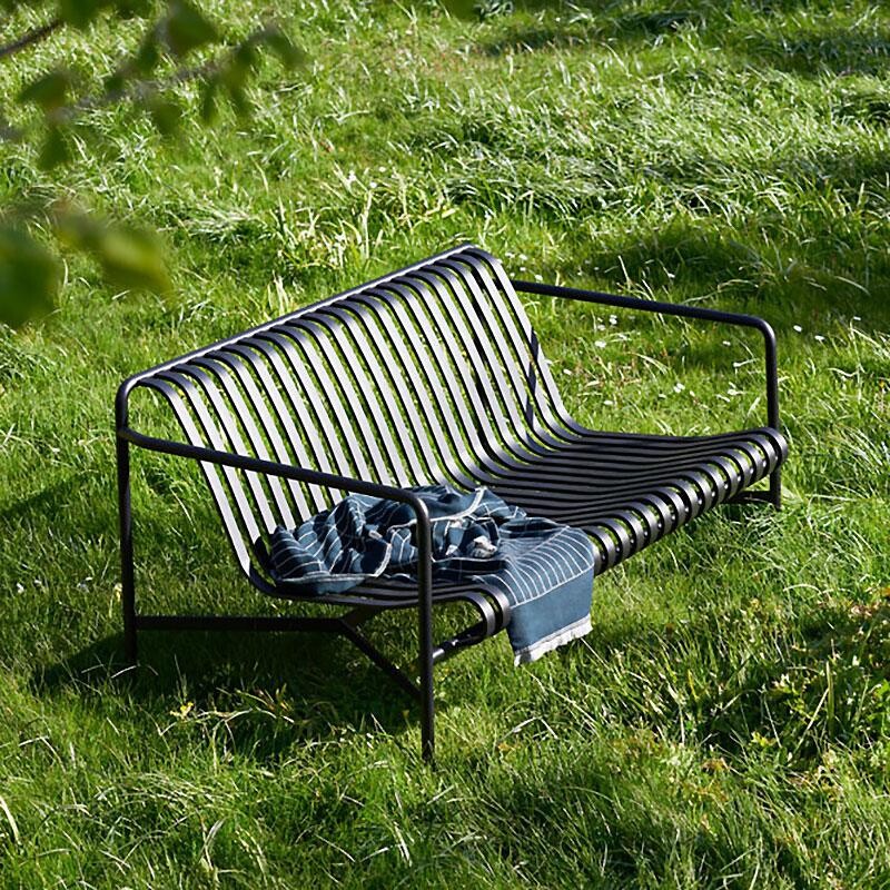HAY Palissade Gartenset Lounge Sofa + Ottoman
