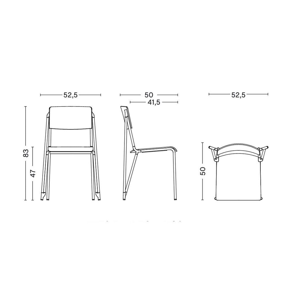 HAY Petit Standard Stuhl gebeizt