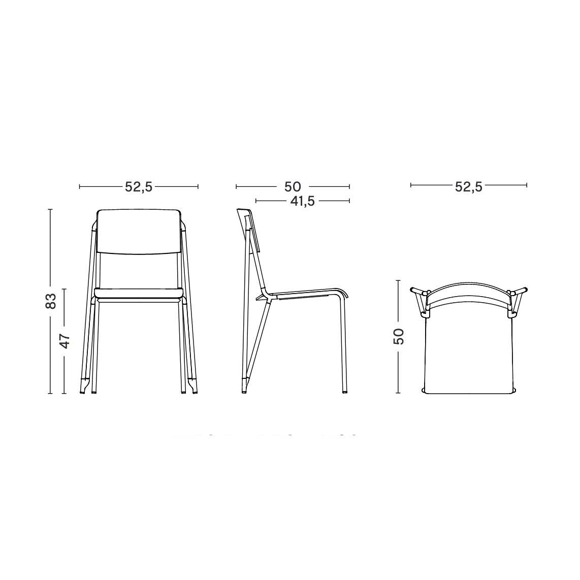 HAY Petit Standard Stuhl gebeizt