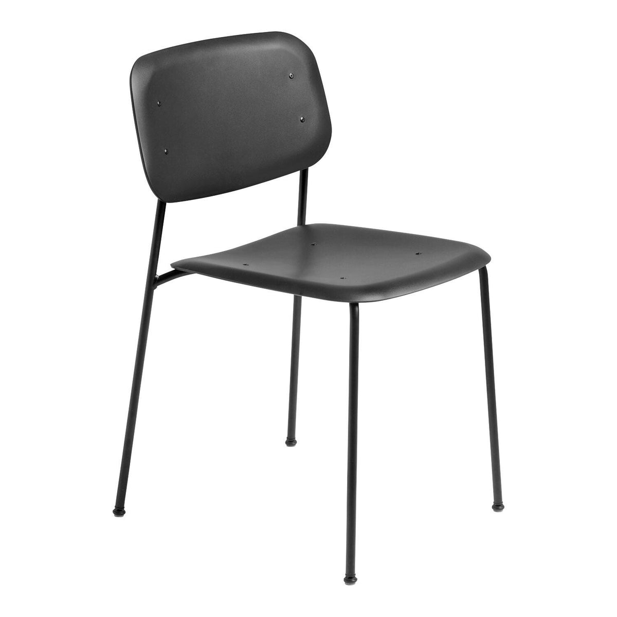 HAY Soft Edge 45 Stuhl Gestell Stahl schwarz