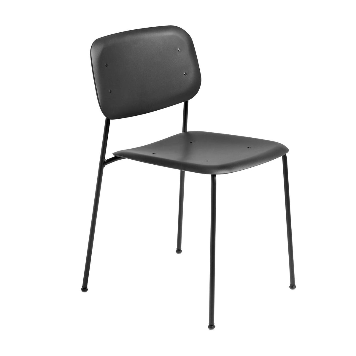 HAY Soft Edge 45 Stuhl Gestell Stahl schwarz
