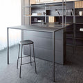 HAY Soft Edge 85 Barhocker hoch Gestell Stahl schwarz