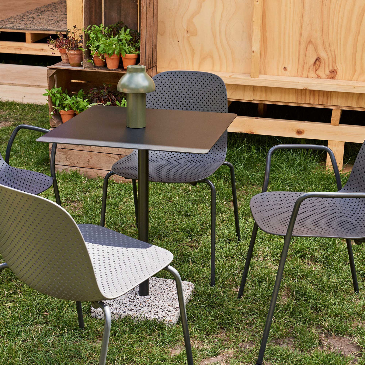 HAY Terrazzo Gartentisch 60x60cm