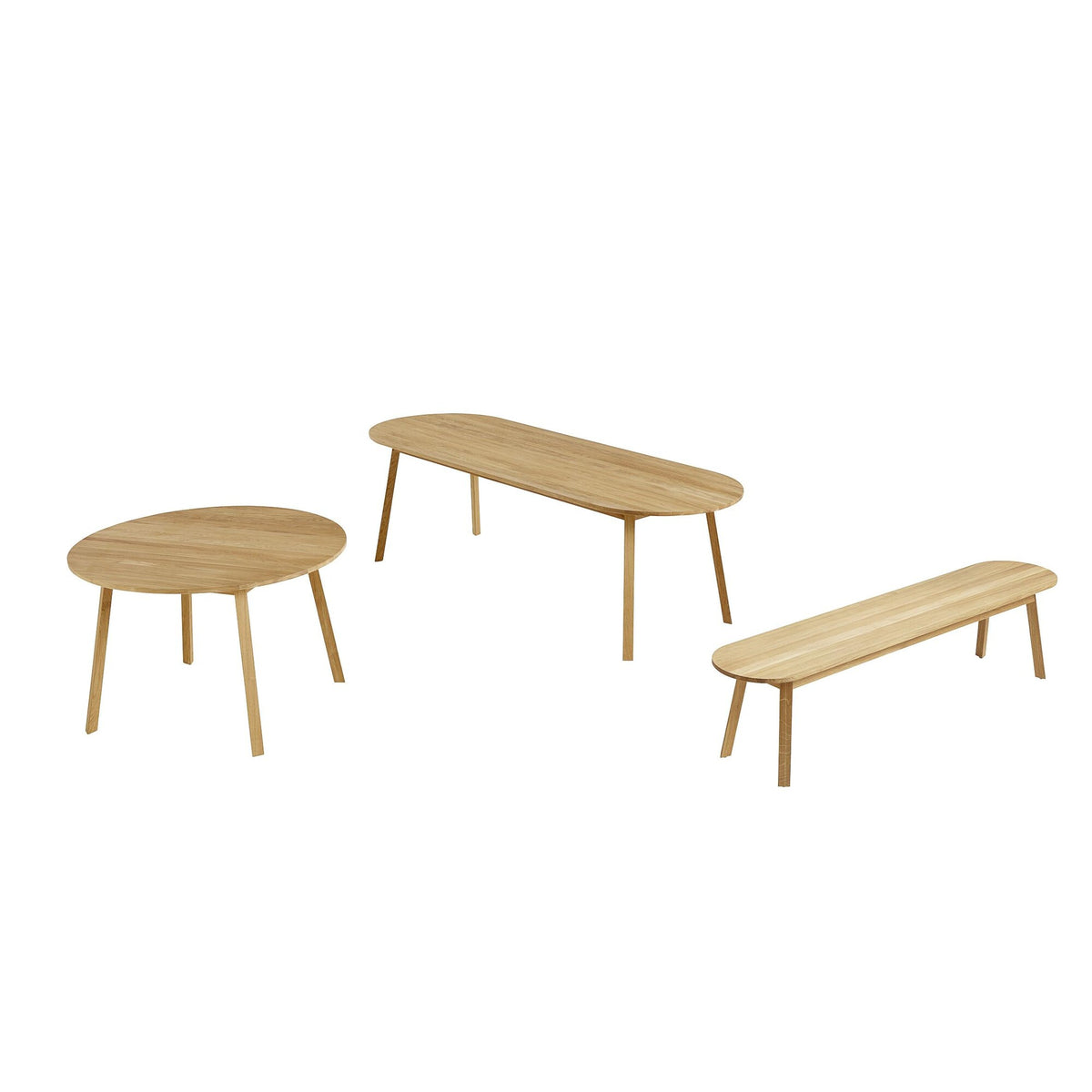 HAY Triangle Leg Tisch 250x85x74cm