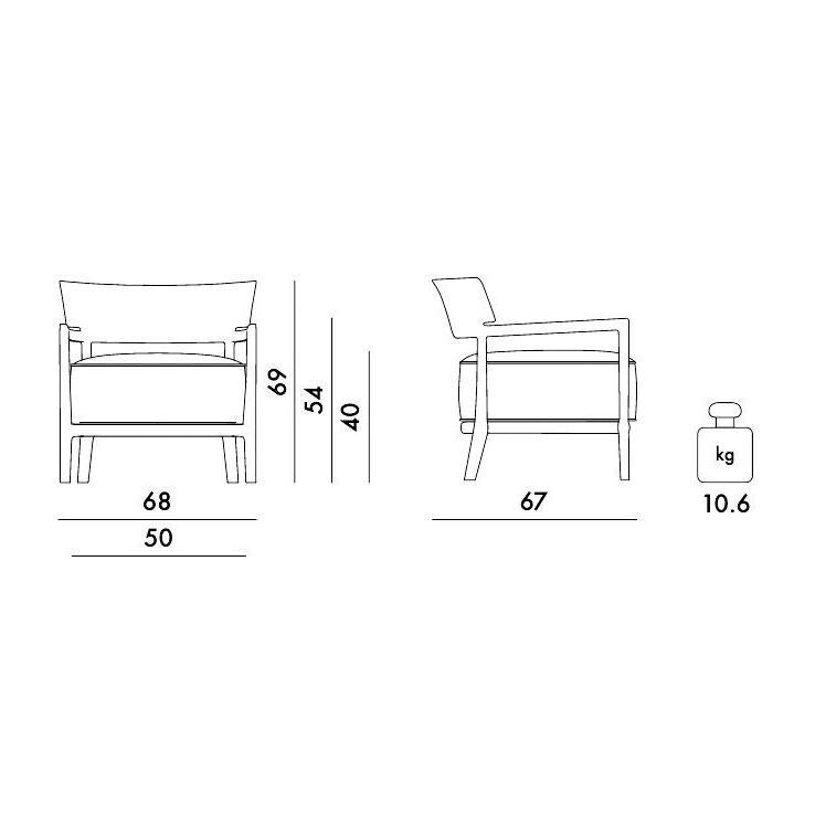 Kartell Cara Fancy Sessel