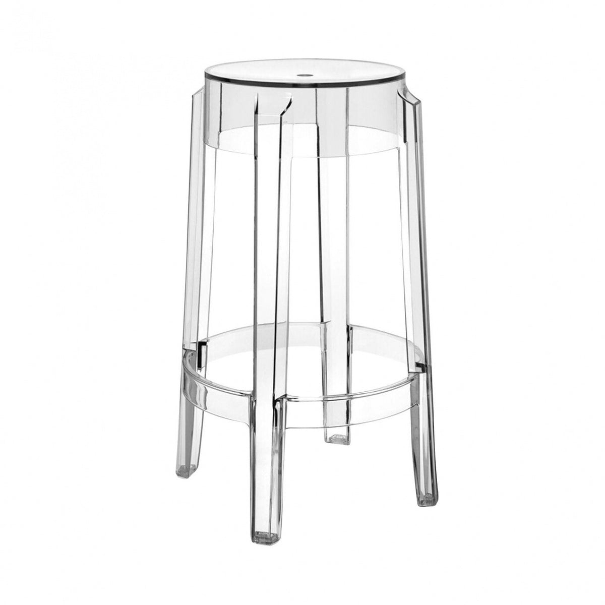 Kartell Charles Ghost Hocker 65cm