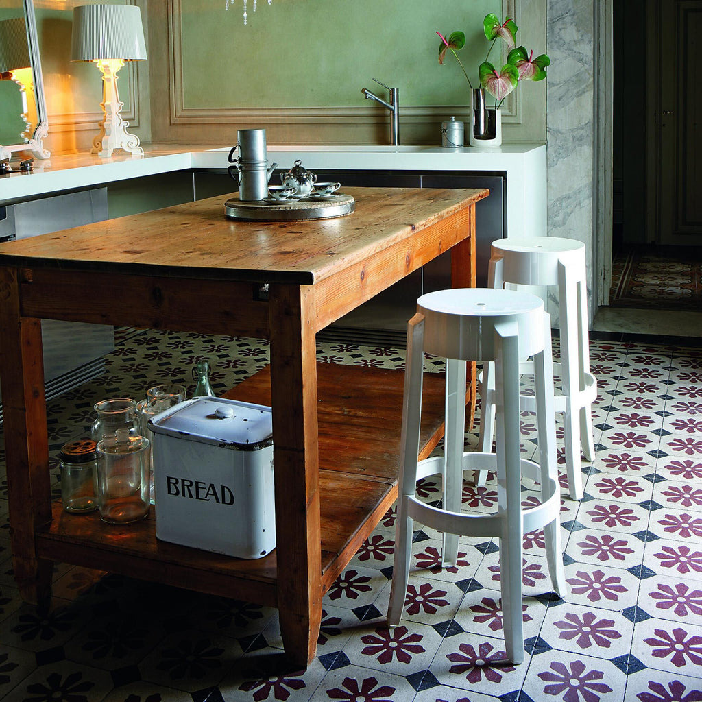 Kartell Charles Ghost Hocker 75cm