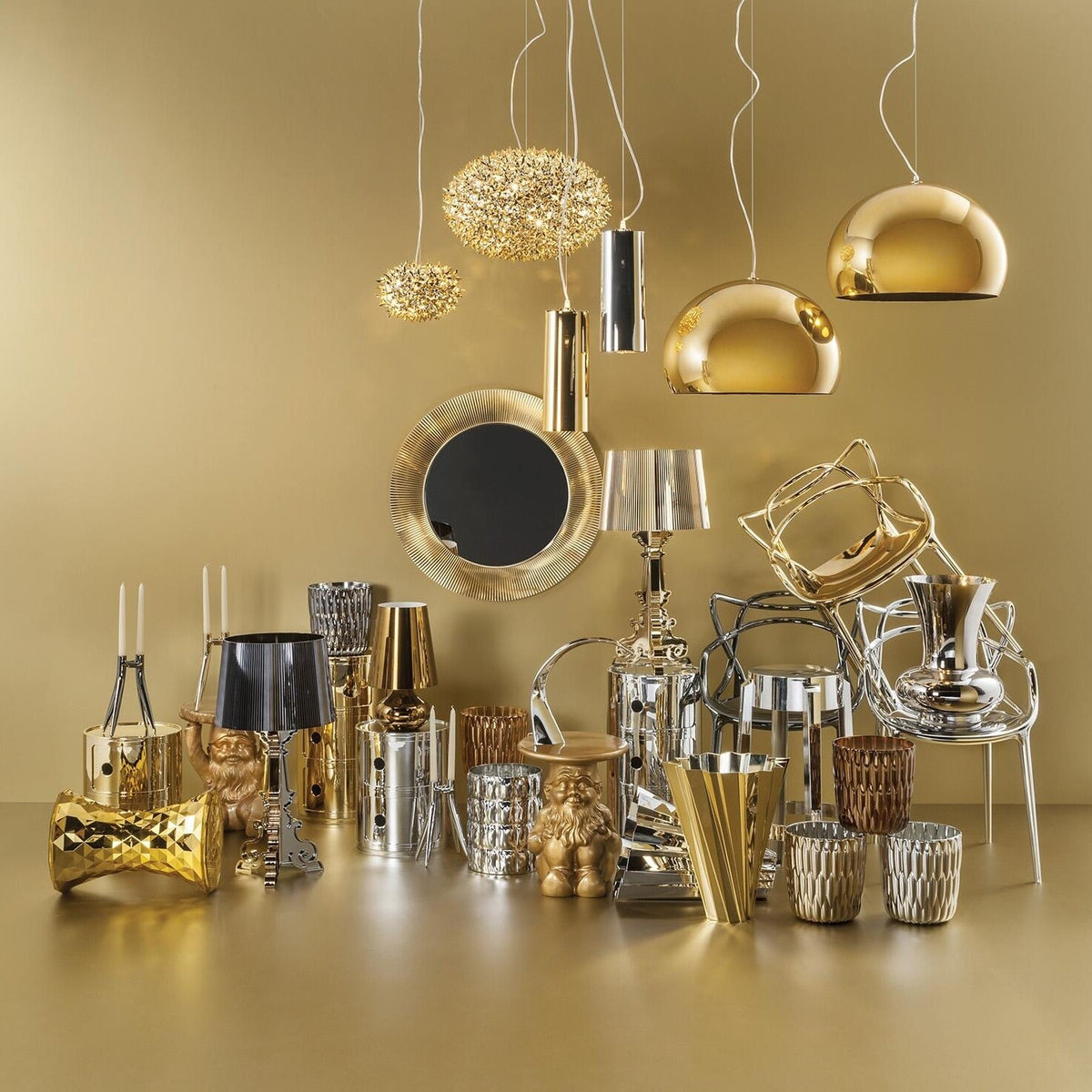 Kartell Componibili 2 Metallic Container