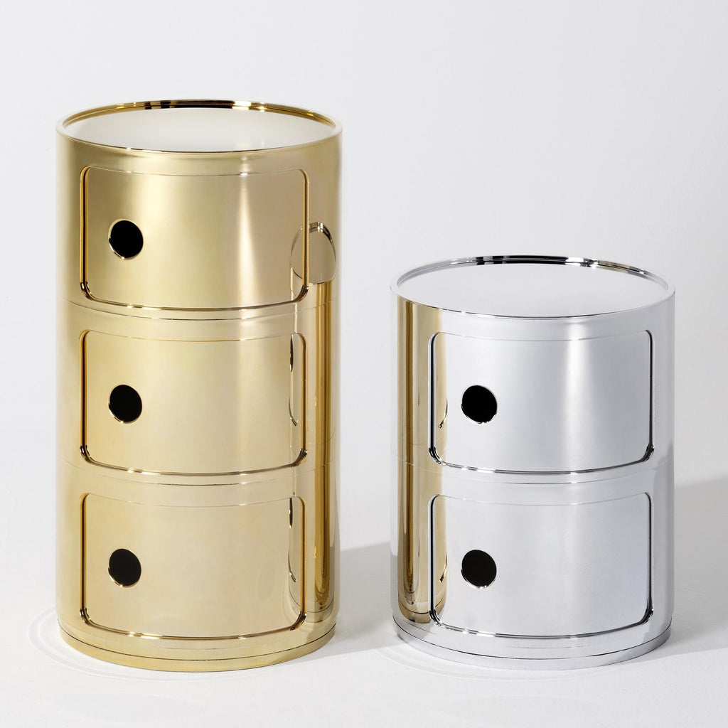 Kartell Componibili 2 Metallic Container
