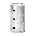 Kartell Componibili 3 Metallic Container
