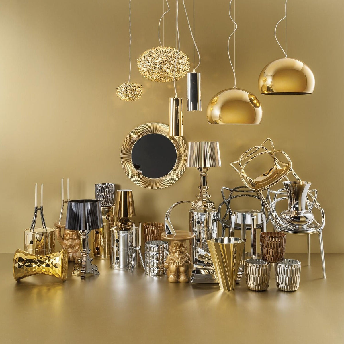 Kartell Componibili 3 Metallic Container