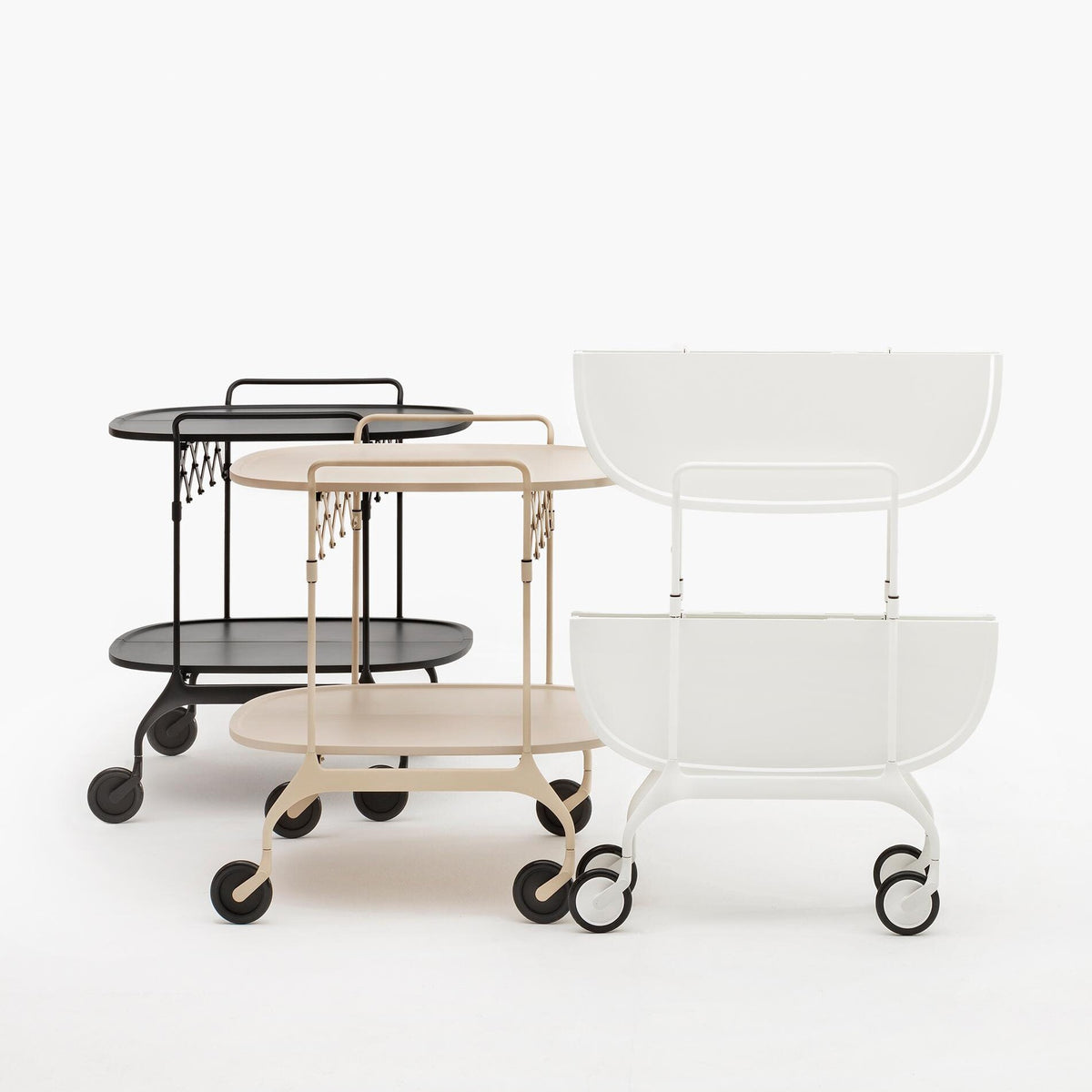 Kartell Gastone Servierwagen klappbar matt