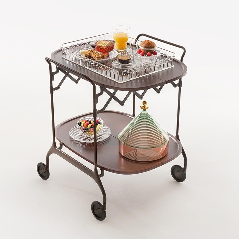 Kartell Gastone Servierwagen klappbar matt