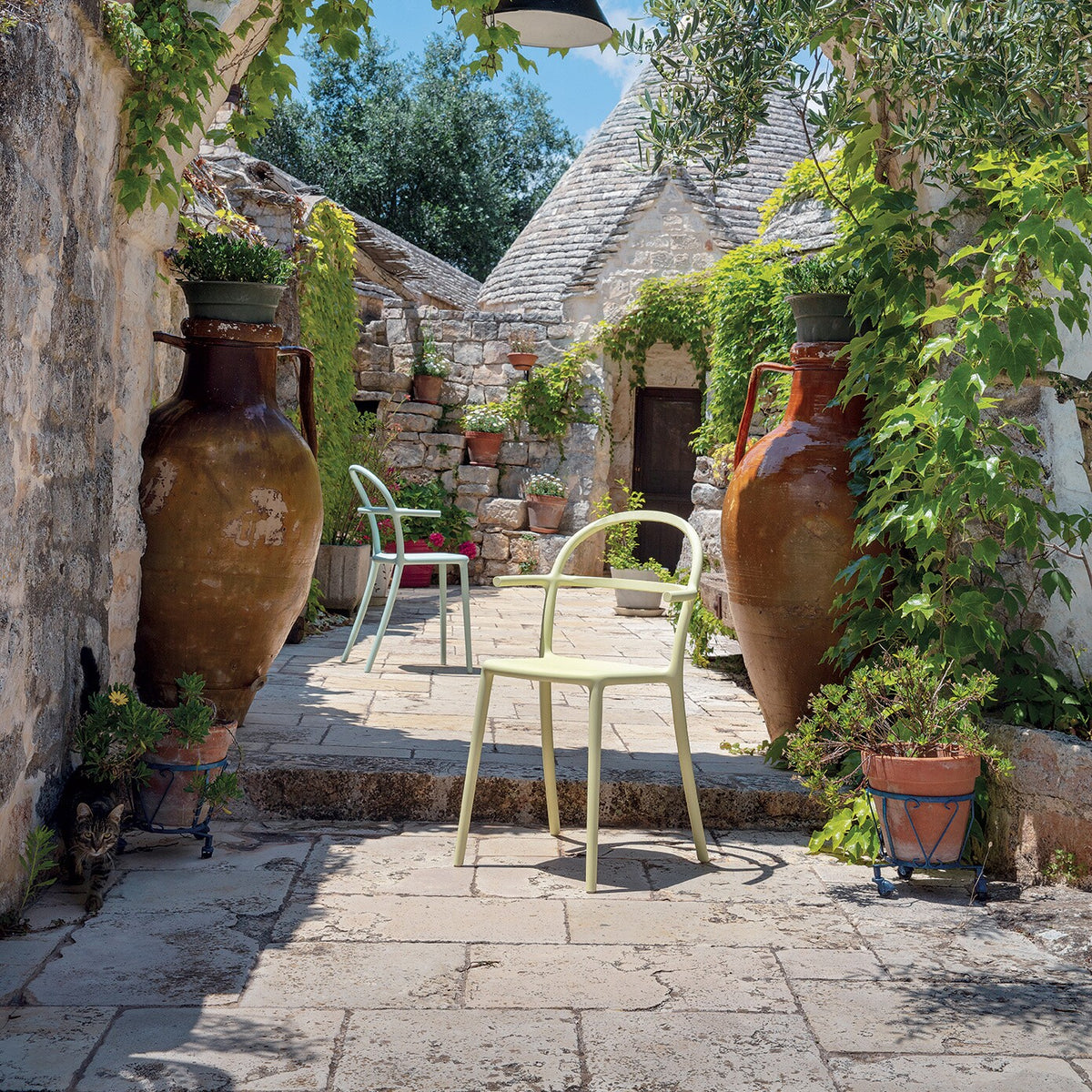 Kartell Generic C Gartenarmlehnstuhl