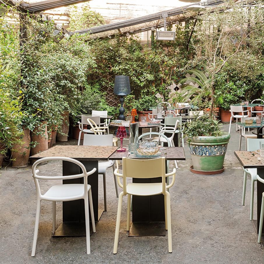 Kartell Generic C Gartenarmlehnstuhl