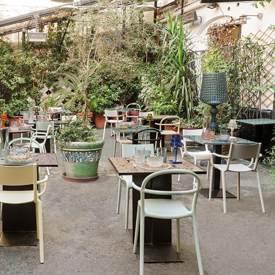 Kartell Generic C Gartenarmlehnstuhl